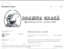 Tablet Screenshot of doamnagrasa.wordpress.com