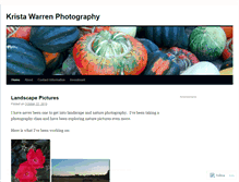 Tablet Screenshot of kristawarrenphotography.wordpress.com