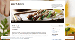 Desktop Screenshot of lacerdacuisine.wordpress.com