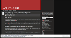 Desktop Screenshot of grillitgood.wordpress.com