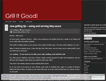 Tablet Screenshot of grillitgood.wordpress.com