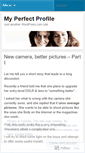 Mobile Screenshot of myperfectprofile.wordpress.com