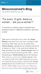 Mobile Screenshot of missconceived.wordpress.com