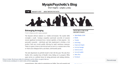 Desktop Screenshot of myopicpsychotic.wordpress.com