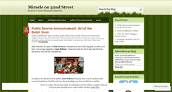Desktop Screenshot of miracleon32ndstreet.wordpress.com
