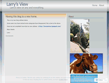 Tablet Screenshot of larry50.wordpress.com