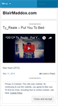Mobile Screenshot of blairmaddox.wordpress.com