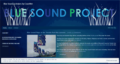 Desktop Screenshot of bluesoundproject.wordpress.com