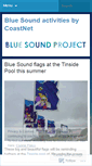 Mobile Screenshot of bluesoundproject.wordpress.com