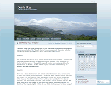 Tablet Screenshot of deants.wordpress.com
