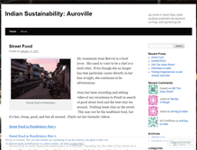 Tablet Screenshot of indianmonthofsustainability.wordpress.com