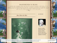 Tablet Screenshot of mandrine6.wordpress.com