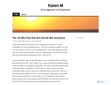 Tablet Screenshot of kmlowe293.wordpress.com