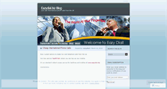 Desktop Screenshot of eazydial.wordpress.com