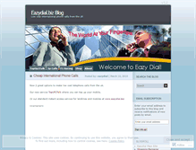 Tablet Screenshot of eazydial.wordpress.com