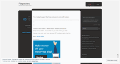 Desktop Screenshot of flatpackery.wordpress.com