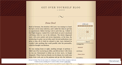 Desktop Screenshot of getoveryouselfnkm.wordpress.com