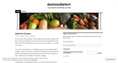 Desktop Screenshot of duchessdiaries1.wordpress.com