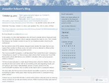 Tablet Screenshot of jenschorr.wordpress.com