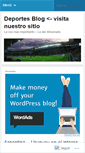 Mobile Screenshot of deportesblog.wordpress.com