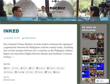 Tablet Screenshot of 1rgcruz.wordpress.com