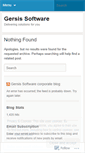 Mobile Screenshot of gersissoftware.wordpress.com