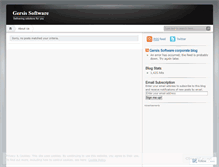 Tablet Screenshot of gersissoftware.wordpress.com