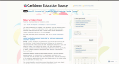 Desktop Screenshot of caribbeanedusource.wordpress.com