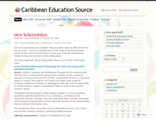 Tablet Screenshot of caribbeanedusource.wordpress.com