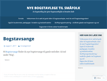 Tablet Screenshot of nuskalvilavebogstavsjov.wordpress.com