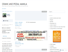 Tablet Screenshot of crankandpedal.wordpress.com