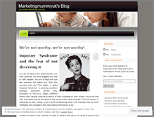 Tablet Screenshot of marketingmummyuk.wordpress.com