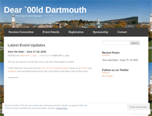 Tablet Screenshot of dartmouth2000.wordpress.com