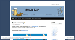 Desktop Screenshot of breadnbeer.wordpress.com