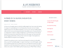 Tablet Screenshot of aliferecovered.wordpress.com