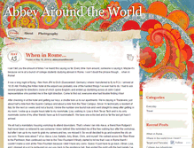 Tablet Screenshot of abbeyaroundtheworld.wordpress.com