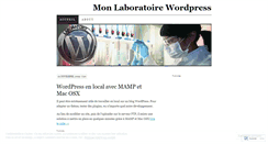 Desktop Screenshot of laurentbourrelly.wordpress.com