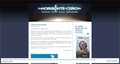 Desktop Screenshot of horizontecero.wordpress.com