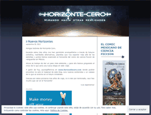 Tablet Screenshot of horizontecero.wordpress.com