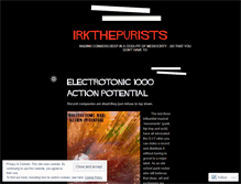 Tablet Screenshot of irkthepurists.wordpress.com