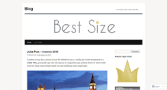 Desktop Screenshot of bestsize.wordpress.com