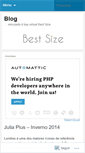 Mobile Screenshot of bestsize.wordpress.com
