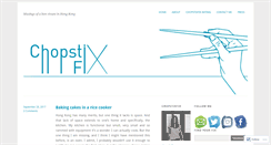 Desktop Screenshot of chopstixfix.wordpress.com