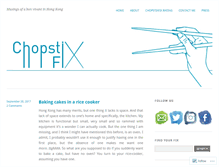 Tablet Screenshot of chopstixfix.wordpress.com