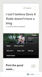 Mobile Screenshot of davexrobb.wordpress.com