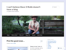 Tablet Screenshot of davexrobb.wordpress.com