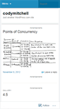 Mobile Screenshot of codymitchell.wordpress.com