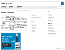 Tablet Screenshot of codymitchell.wordpress.com