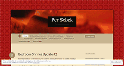 Desktop Screenshot of persebek.wordpress.com