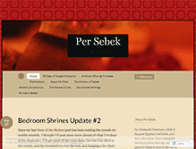 Tablet Screenshot of persebek.wordpress.com